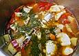 Paprika - Tomaten - Fischsuppe