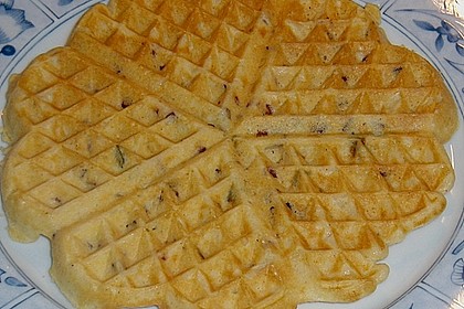 Pikante Schinkenwaffeln