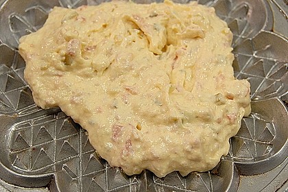 Pikante Schinkenwaffeln 2