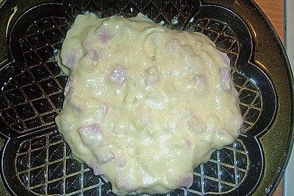 Pikante Schinkenwaffeln 6