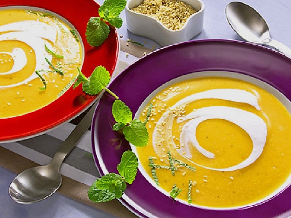 Möhren - Ingwer - Suppe mit Kokosmilch (Rezept mit Bild) | Chefkoch.de