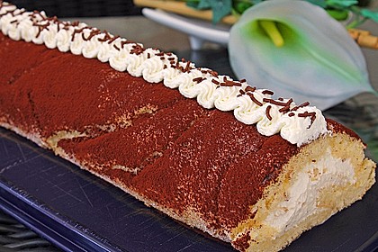 Tiramisu - Biskuitrolle