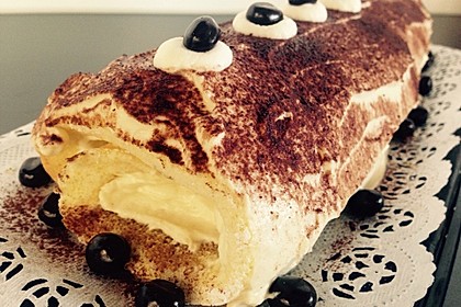 Tiramisu - Biskuitrolle 4