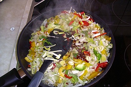 Fenchel - Lauch - Paprika - Sauce 7