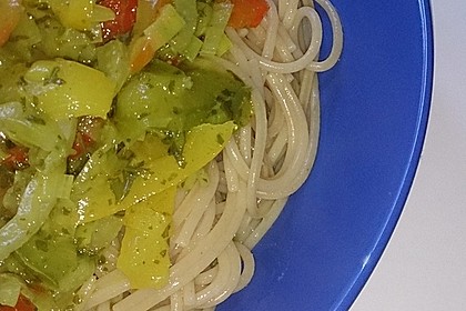 Fenchel - Lauch - Paprika - Sauce 6
