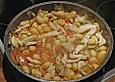 H&auml;hnchen - Gnocchi - Gem&uuml;se Pfanne