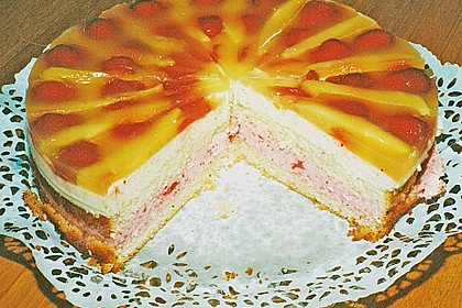 Erdbeer - Mango - Torte