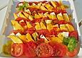 Mango - Tomaten - Pecorino - Salat, lauwarm serviert