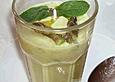 Spargelfrapp&eacute; mit Minze