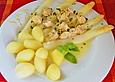 Spargel mit Lachs und Zitronenbutter