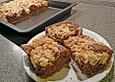 Brownies mit versunkenen Kokosstreuseln