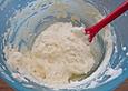 Quark - Creme mit  Mascarpone und Erdbeermus