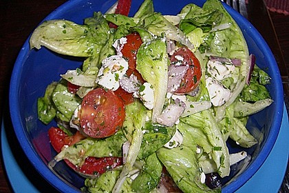 Blitz - Gartensalat mit Schafsk&auml;se 1