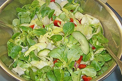 Blitz - Gartensalat mit Schafsk&auml;se 4