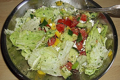 Blitz - Gartensalat mit Schafsk&auml;se 5