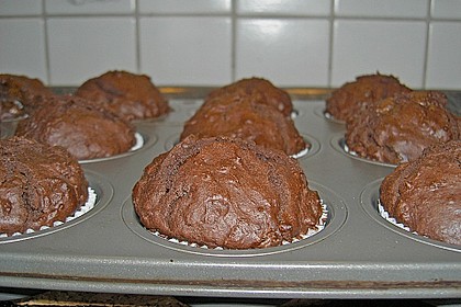 Schokoladen Muffins für Eilige 24