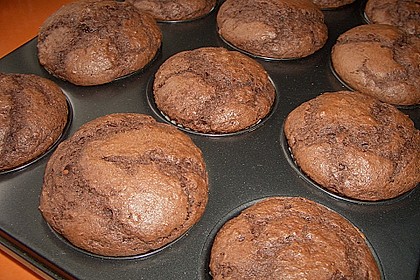Schokoladen Muffins für Eilige 9