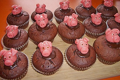 Schokoladen Muffins für Eilige 17