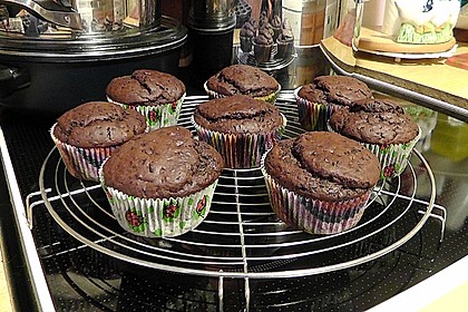 Schokoladen Muffins für Eilige 10