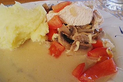 Putenschnitzel mit Champignonkruste 5