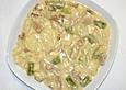 Bechamelkartoffeln mit Spargel