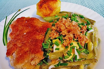 Gr&uuml;ne Bohnen in Eiersauce