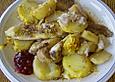 Kartoffelauflauf mit Bananen