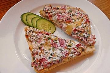 Überbackene Toastecken