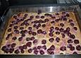 Mandel - Kirsch - Kuchen vom Blech