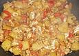 Kartoffel - H&auml;hnchen - Pfanne mit Schafsk&auml;se