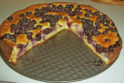 K&auml;se - Heidelbeer - Kuchen
