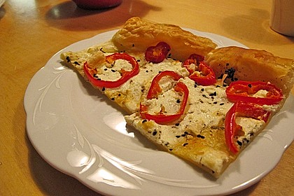 Vegetarischer Flammkuchen 3