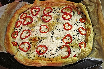 Vegetarischer Flammkuchen 2