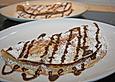 Pfannkuchen mit Banane