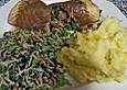 Lachsroulade mit Rucola - F&uuml;llung