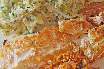 Lachs auf Lauchgem&uuml;se 1