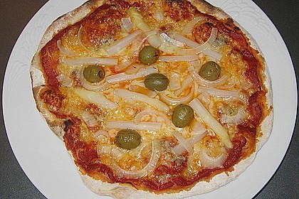 Spargel - Pizza 1