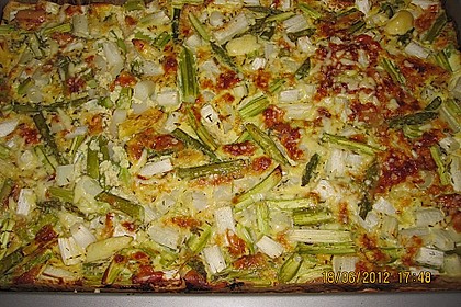 Spargel - Pizza 9