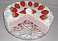 Buttermilch - Erdbeer - Torte