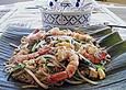Pad Thai mit Garnelen