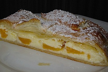 Topfen - Pfirsich Strudel 1