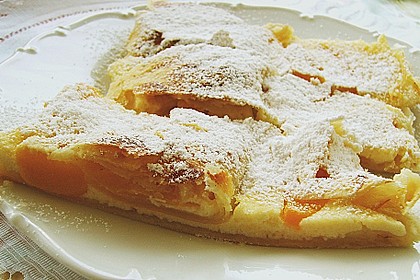 Topfen - Pfirsich Strudel 4