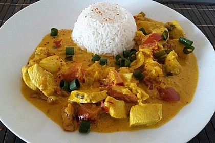 Hähnchen - Mango - Curry 4