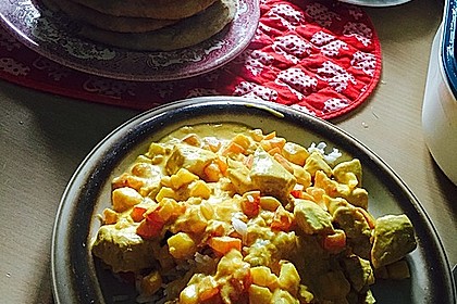 Hähnchen - Mango - Curry 1