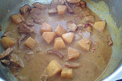Curry - Geschnetzeltes mit Ananas 8