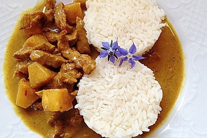 Curry - Geschnetzeltes mit Ananas 3