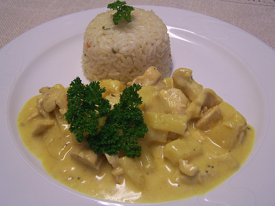 Curry - Geschnetzeltes mit Ananas (Rezept mit Bild) | Chefkoch.de