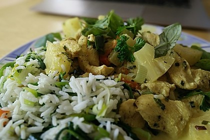 Curry - Geschnetzeltes mit Ananas 1