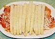 Spargel mit Serranoschinken und frischem Parmesan