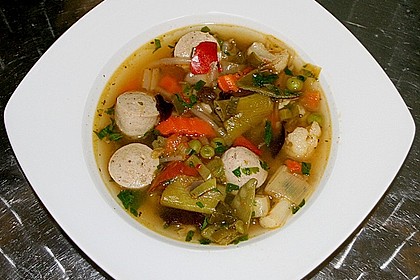 Axels asiatische Gem&uuml;sesuppe